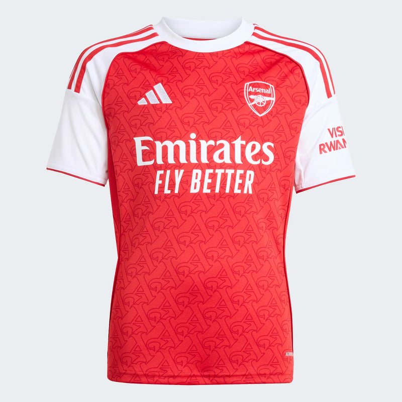 Arsenal FC 2025/26 Kid's Replica Home Jersey Football Soccer by Adidas