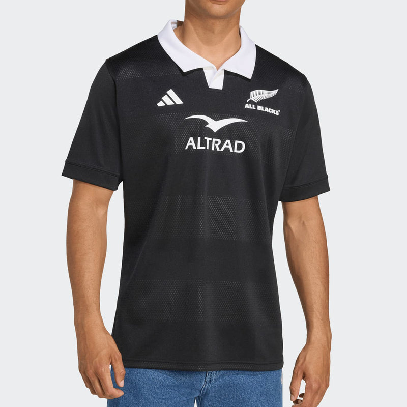 All Blacks 2025/26 Mens AEROREADY Home Jersey Rugby Union by adidas