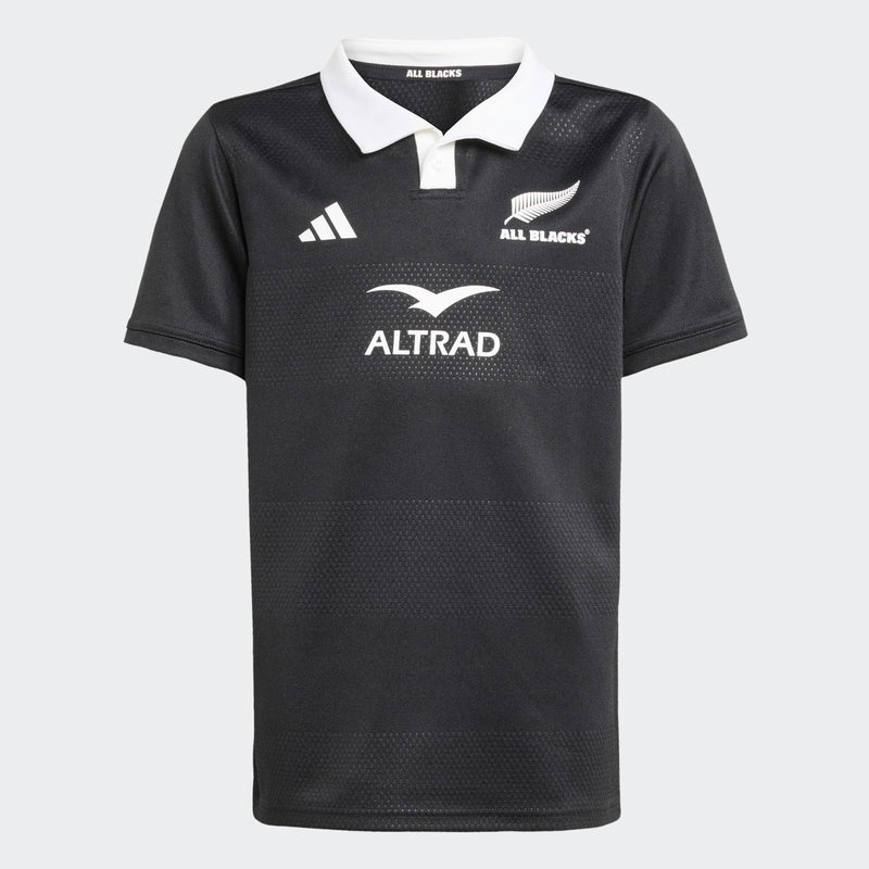 All Blacks 2025/26 Kid's Home Jersey Rugby Union by adidas