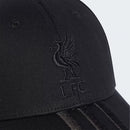 Liverpool FC Black on Black Baseball Cap Footbll Soccer By Adidas - new