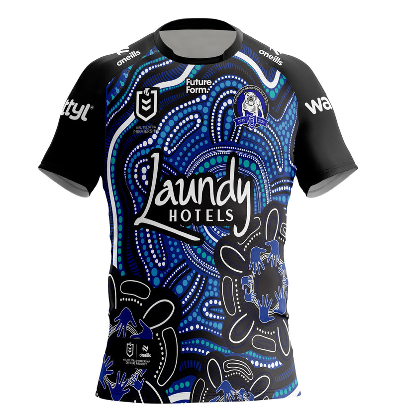 Canterbury Bulldogs 2025 Men's Indigenous Jersey NRL Rugby League by O'Neills
