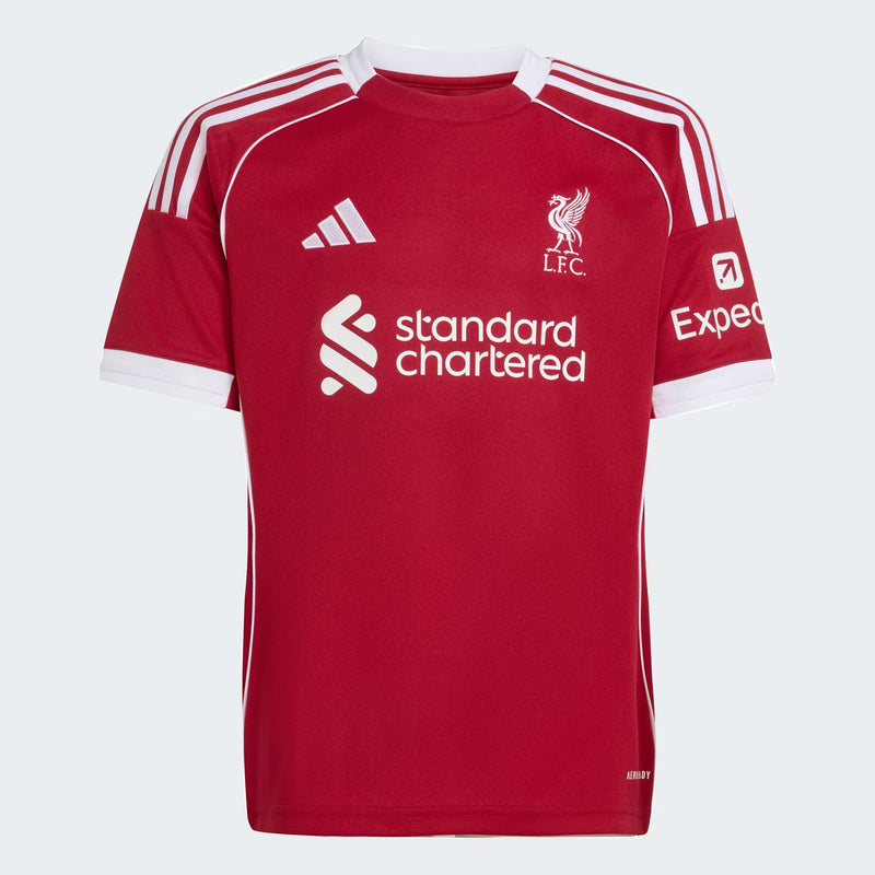 Liverpool FC 2025/26 Kid's Replica Home Jersey Football Soccer by Adidas - new