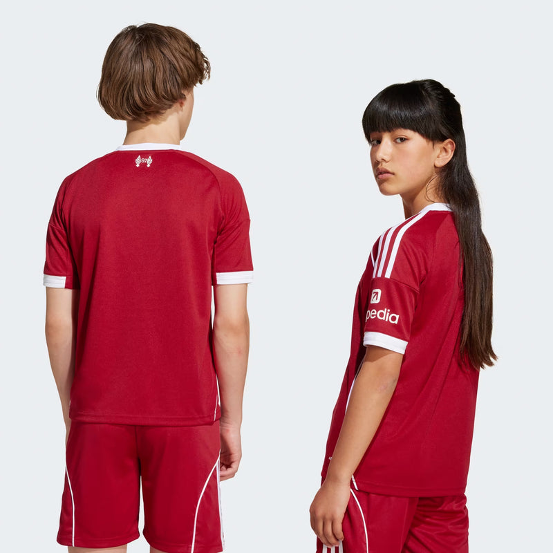 Liverpool FC 2025/26 Kid's Replica Home Jersey Football Soccer by Adidas - new
