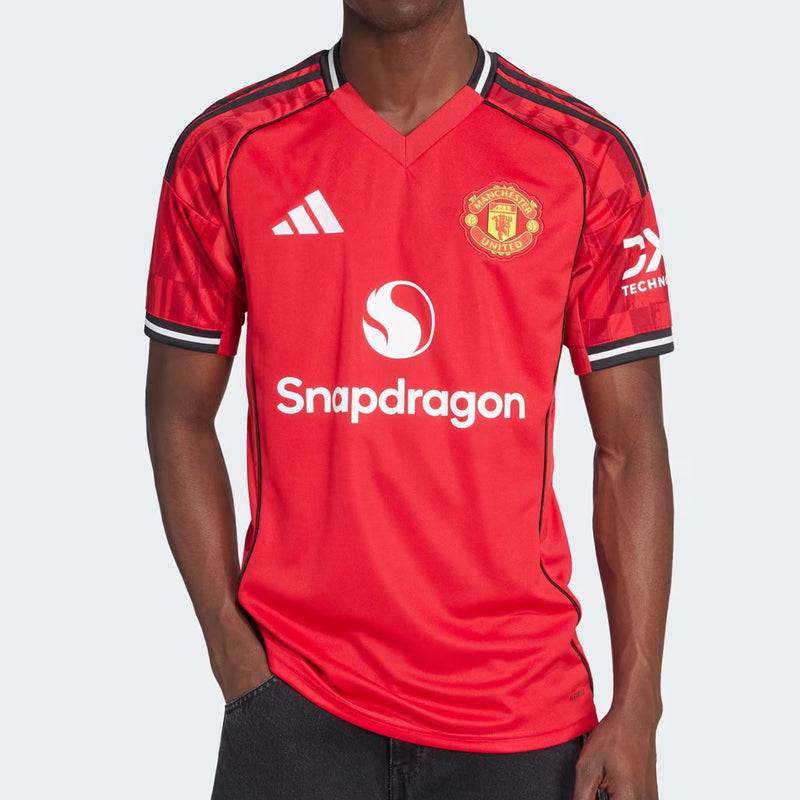 Manchester United FC 2025/26 Men's Home Replica Jersey Football Soccer by adidas