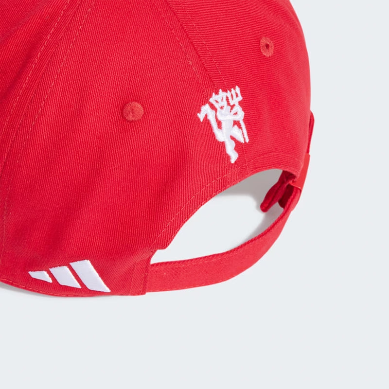 Manchester United Home Baseball Cap Footbll Soccer Red By Adidas - new