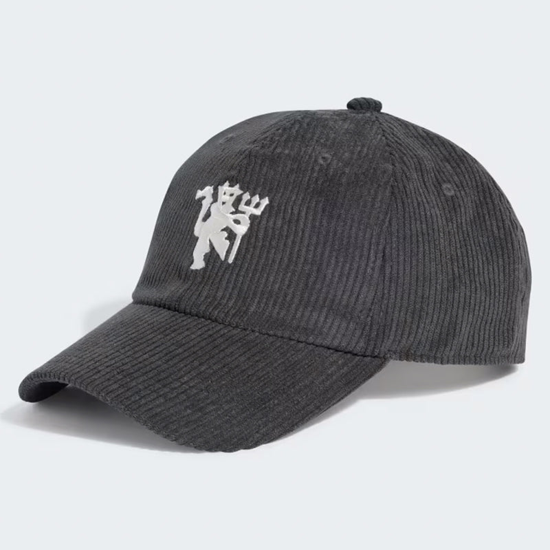 Manchester United Third Corduroy Baseball Cap Footbll Soccer Red By Adidas - new