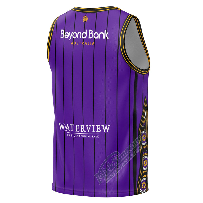 Sydney Kings 2023/23 Authentic Crew Neck Mens Home Jersey NBL Basketball by Champion - new