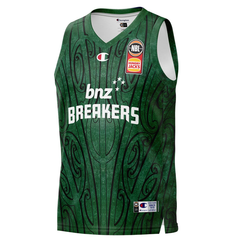 New Zealand Breakers 2023/24 Indigenous Round Neck Mens Jersey NBL Basketball by Champion - new