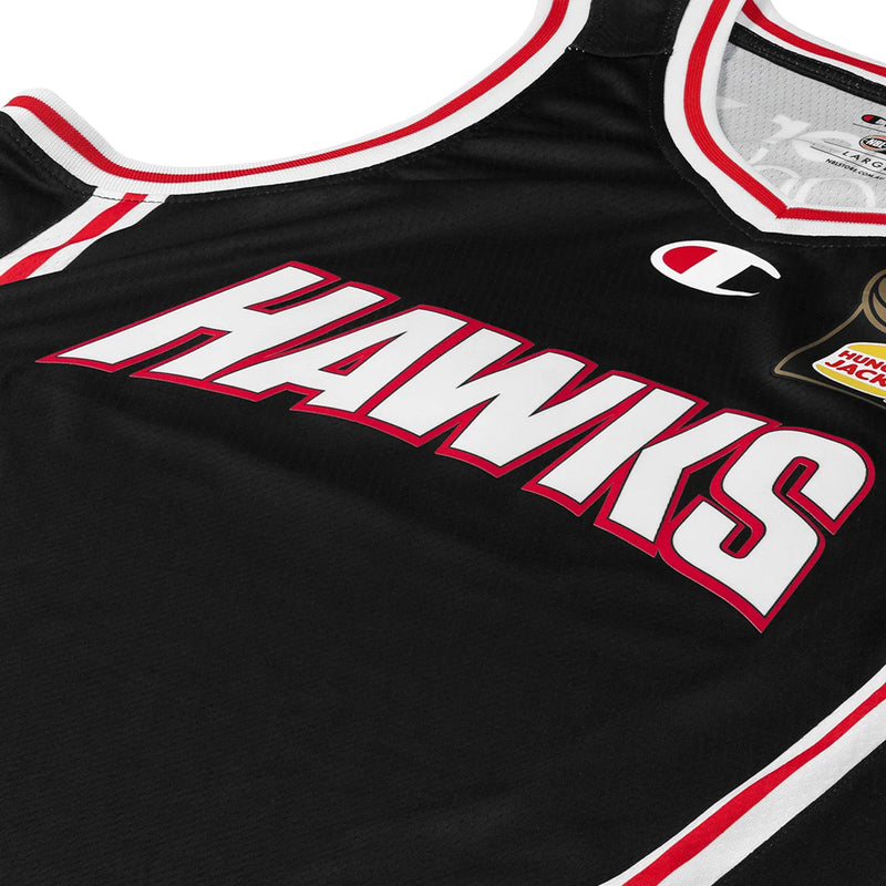 Illawarra Hawks 2025/26 Authentic V Neck Mens Primary Home Jersey NBL Basketball by Champion