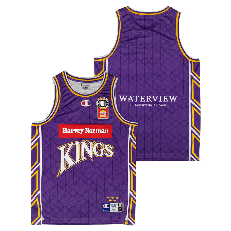 Sydney Kings 2025/26 Authentic Crew Neck Mens Home Jersey NBL Basketball by Champion