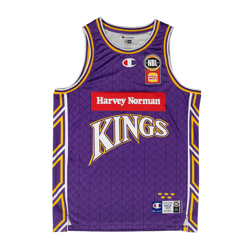 Sydney Kings 2025/26 Authentic Crew Neck Mens Home Jersey NBL Basketball by Champion