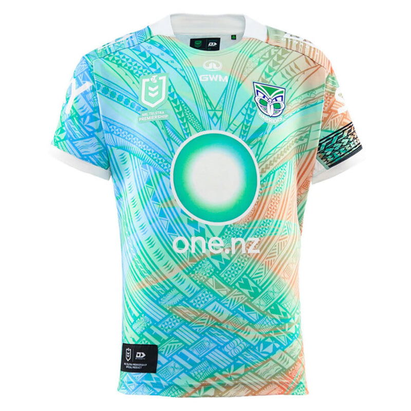 New Zealand Warriors 2025 Men's Pasifika Jersey NRL Rugby League by Dynasty - new