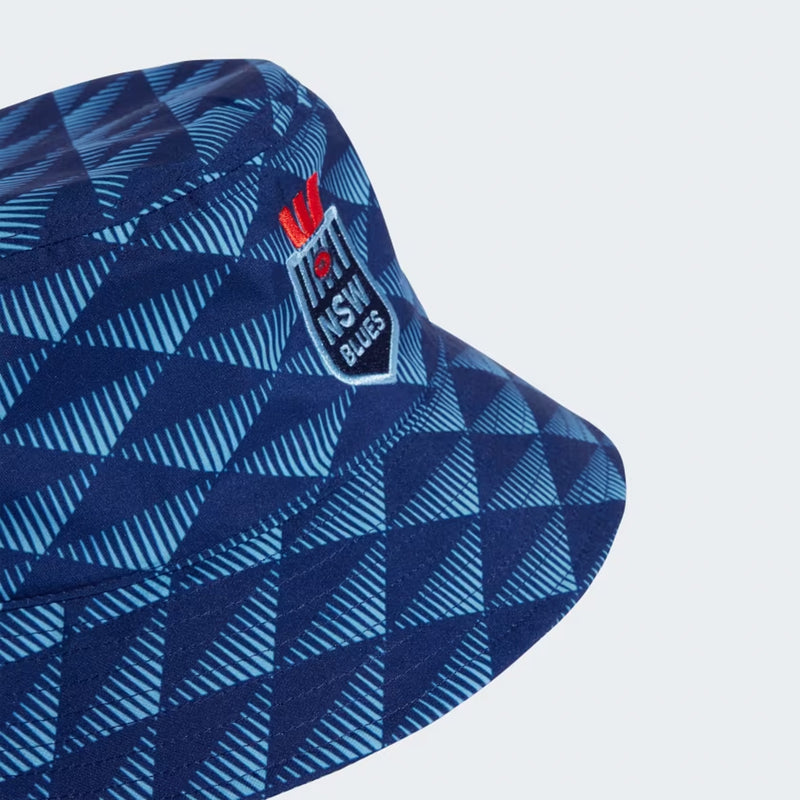 NSW Blues Adult Bucket Hat State of Origin NRL Rugby League by adidas - new