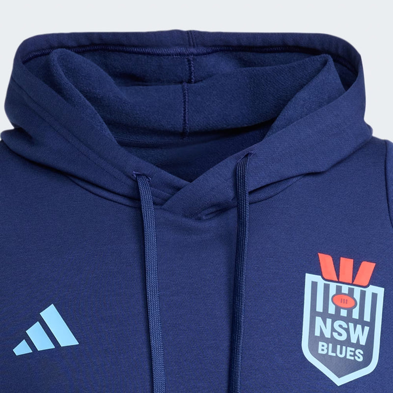 NSW Blues Adult Training Hoody State of Origin NRL Rugby League by adidas - new