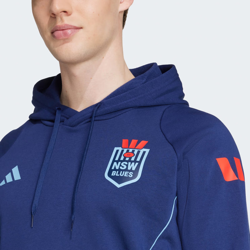 NSW Blues Adult Training Hoody State of Origin NRL Rugby League by adidas - new