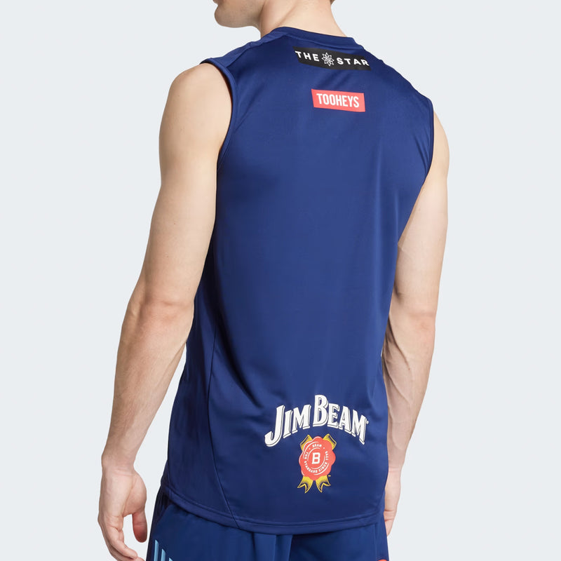 NSW Blues Mens Training Singlet State of Origin NRL Rugby League by adidas - new