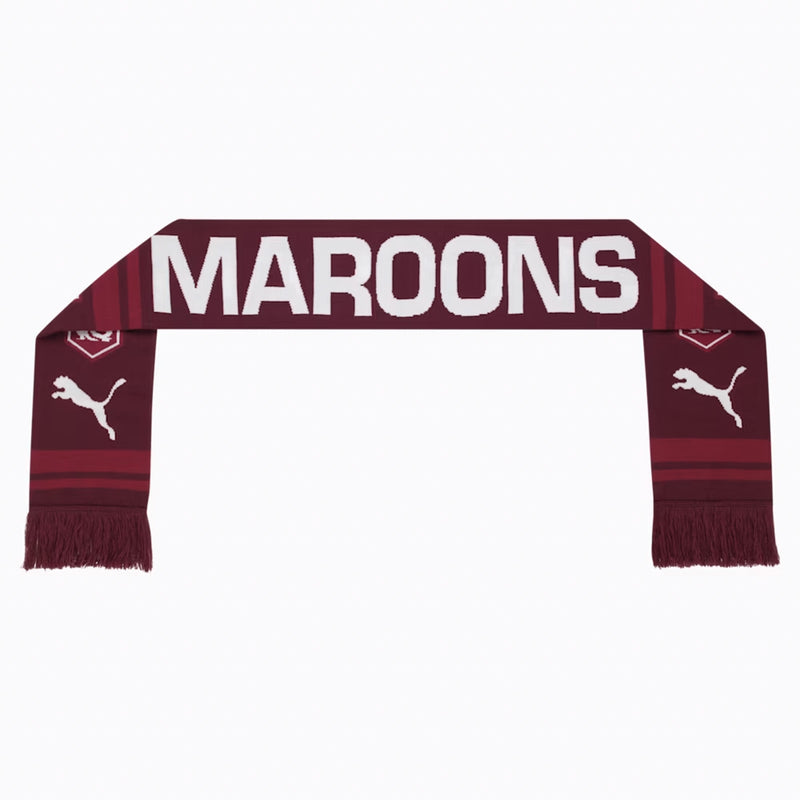 QLD Maroons State of Origin Scarf NRL Rugby League By Puma - new