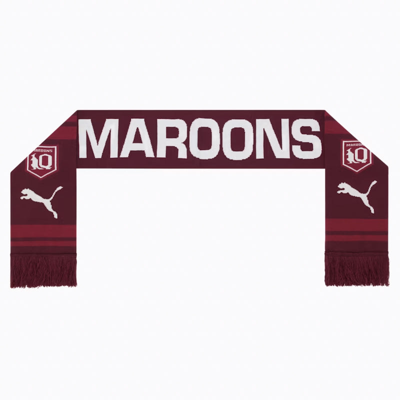 QLD Maroons State of Origin Scarf NRL Rugby League By Puma - new