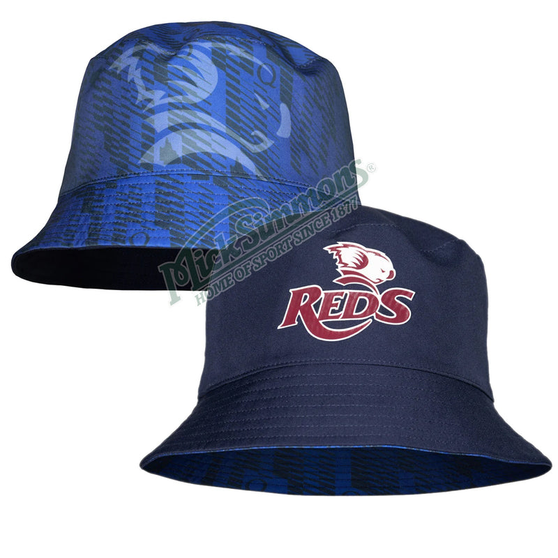 Queensland Reds Reversible Bucket Hat Rugby Union by Canterbury - new