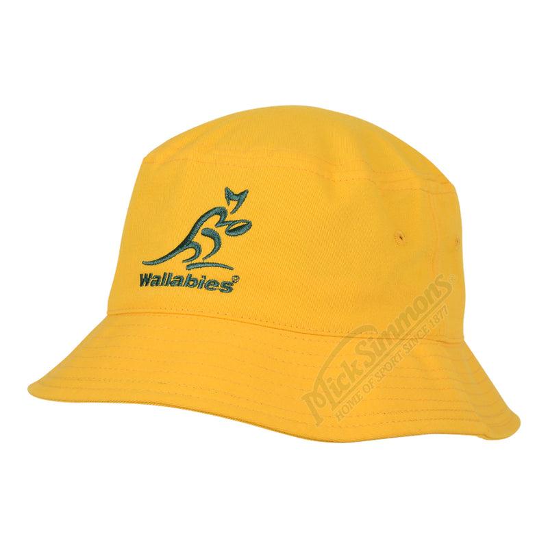 Wallabies Official Gold Twill Bucket Hat Rugby Union by RT Headwear - new