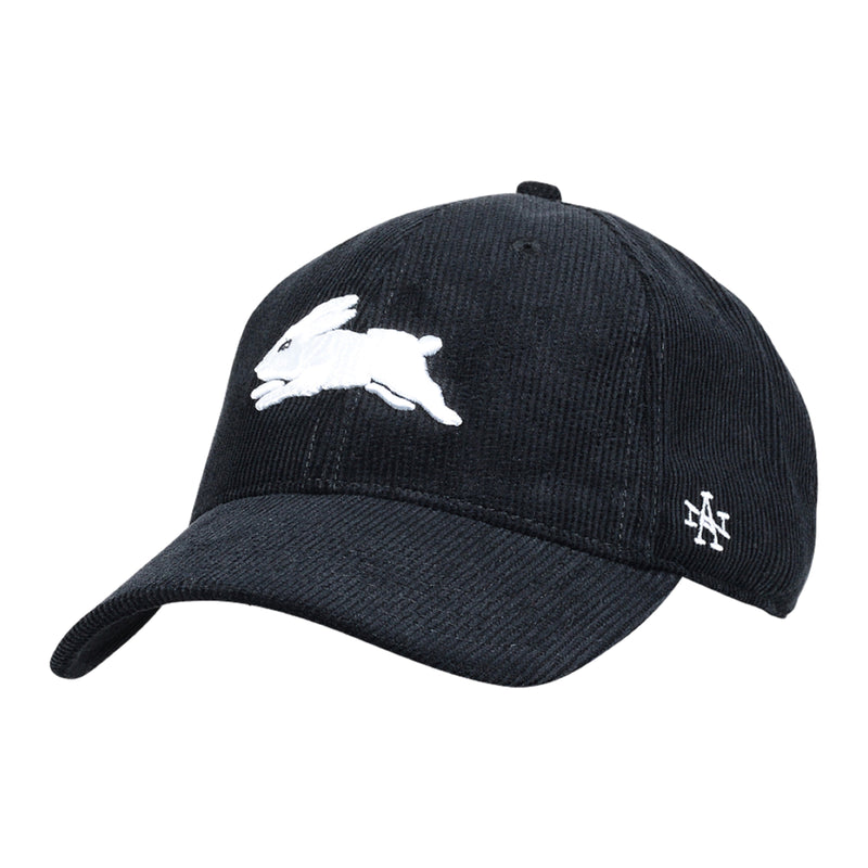 South Sydney Rabbitohs NRL Team Colour Corduroy Curved Strapback Cap Rugby League by American Needle