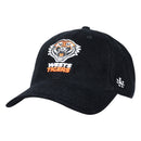 Wests Tigers NRL Team Colour Corduroy Curved Strapback Cap Rugby League by American Needle - new