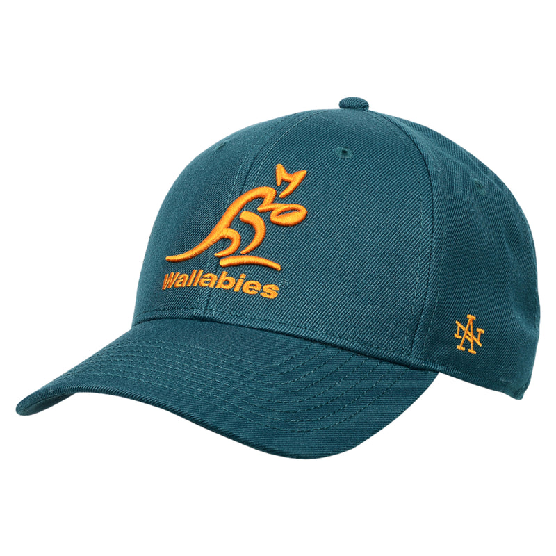 Wallabies Official Stadium Cap Dark Green Adjustable Rugby Union by American Needles