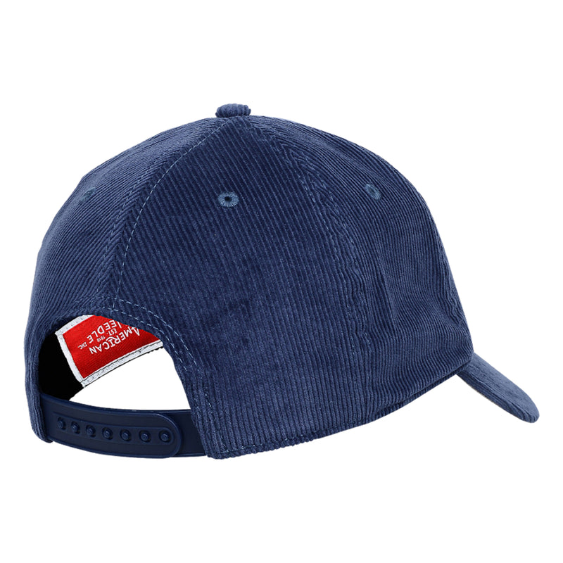 Wallabies Official corduroy Cap Navy Adjustable Rugby Union by American needles