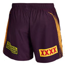 Brisbane Broncos 2026 Men's Home Training Shorts NRL Rugby League by Asics