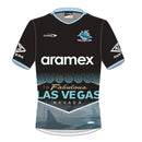 Cronulla Sharks 2025 Las Vegas Men's Training T-Shirt NRL Rugby League Black by Classic - new