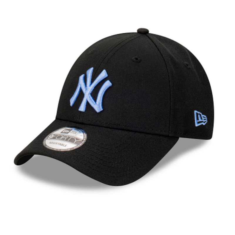 New York Yankees New Era 9Forty Cap Cloth Strap Adjustable Black - new