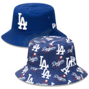 Los Angeles Dodgers Official Team Color Reversible Bucket Hat by New Era - new