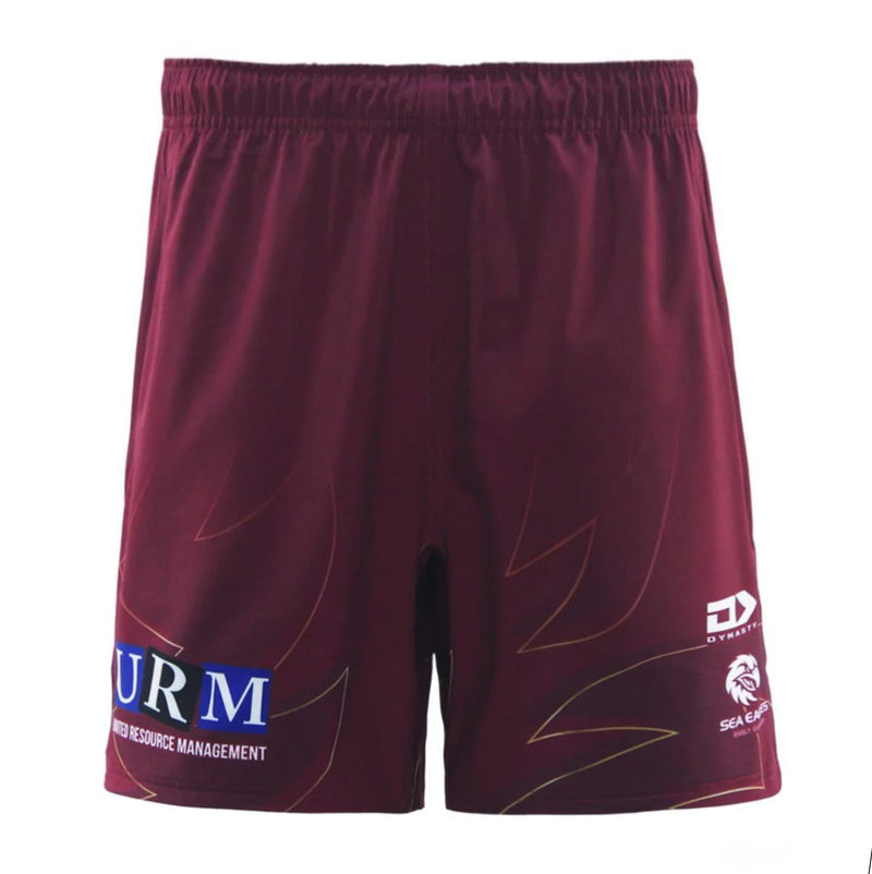 Manly Warringah Sea Eagles 2025 Men's Gym Shorts NRL Rugby League by Dynasty - new