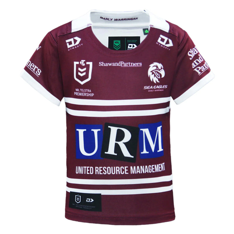 Warringah Sea Eagles 2025 Toddler Home Jersey NRL Rugby League by Dynasty Sport - new