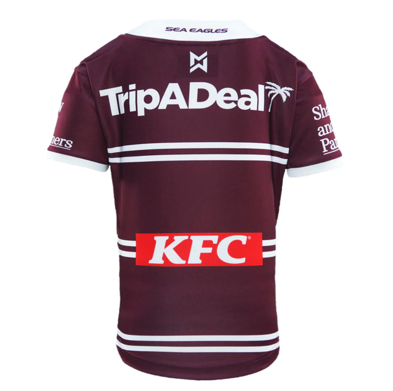 Warringah Sea Eagles 2025 Kid's Home Jersey NRL Rugby League by Dynasty Sport - new
