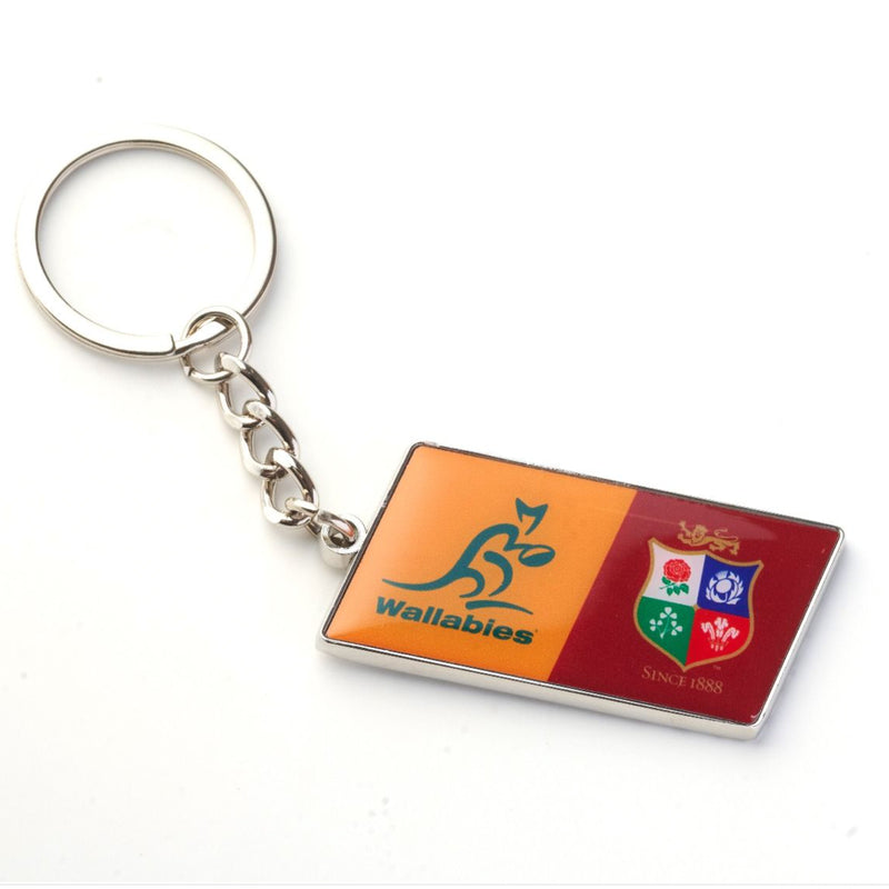 British and Irish Lions and Wallabies Official Keyring Rugby Union by Trofe Australia