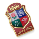 British and Irish Lions Official Red Logo Pin Rugby Union by Trofe Australia - new