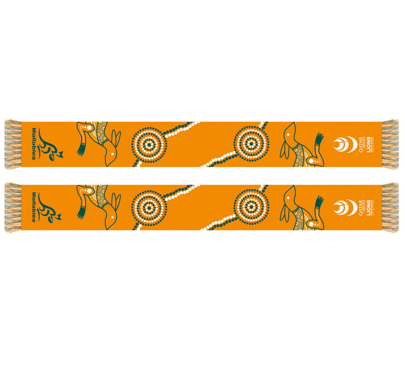 Wallabies 2025 Lions Tour Adult Team Scarf Rugby Union by Burley Sekem