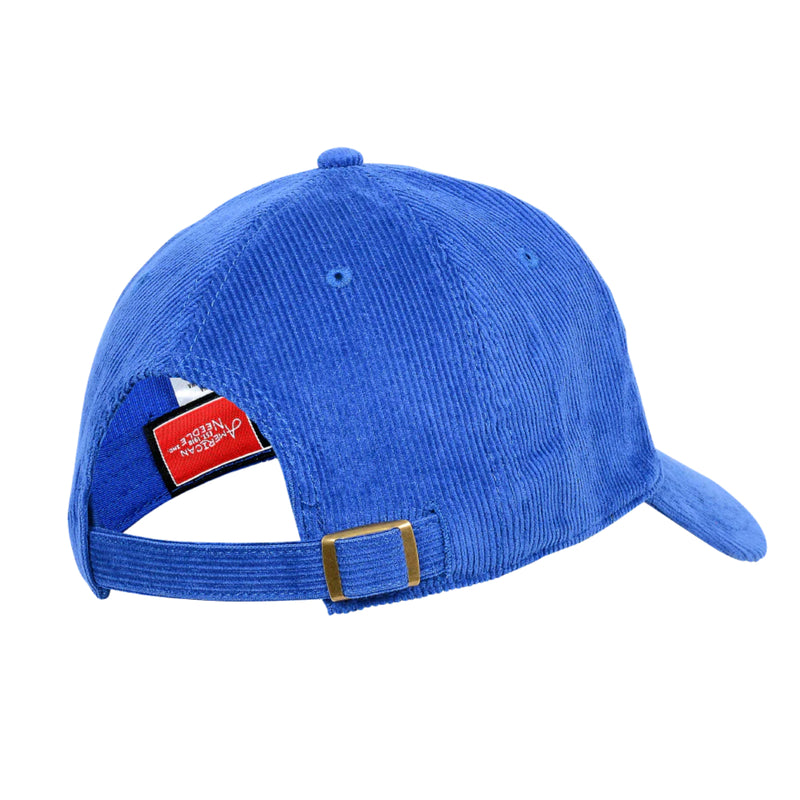 Parramatta Eels NRL Team Colour Corduroy Curved Strapback Cap Rugby League by American Needle - new