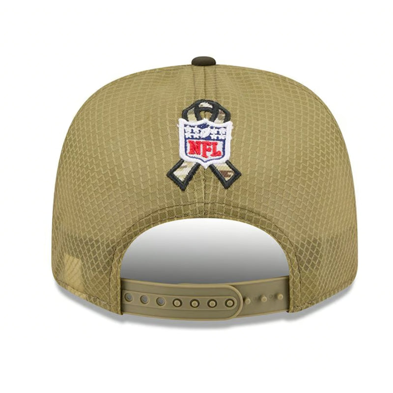 Official NFL Logo 9SEVENTY Salute to Service Trucker Cap Snapback By New Era - new