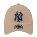 New York Yankees 9Forty Cap Adjustable MLB Camel OTC by New Era - new
