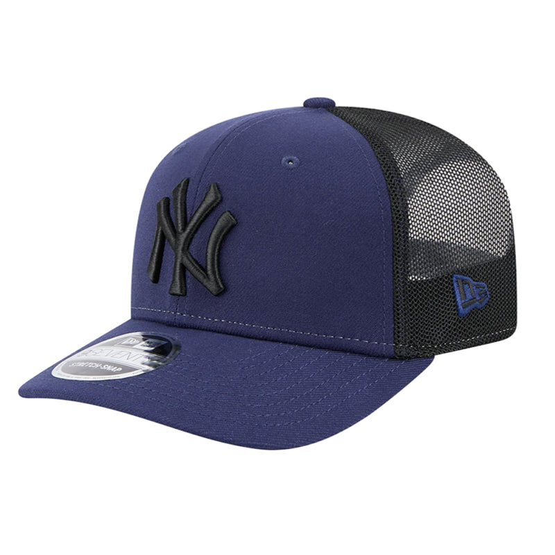 New York Yankees MESH 9Seventy TRUCKER Cap Adjustable MLB  Midnight Green by New Era