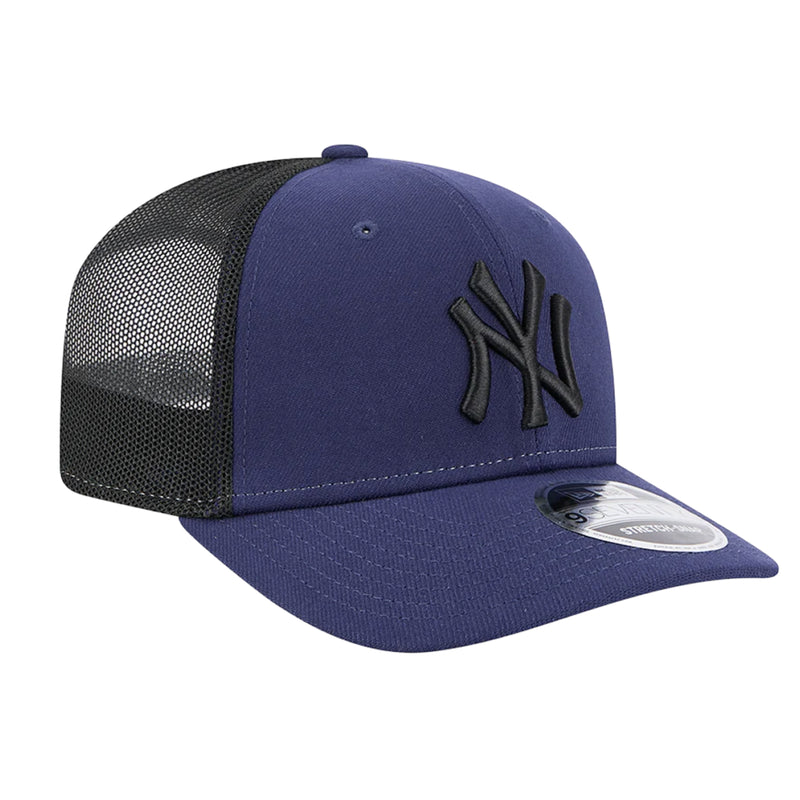 New York Yankees MESH 9Seventy TRUCKER Cap Adjustable MLB  Midnight Green by New Era