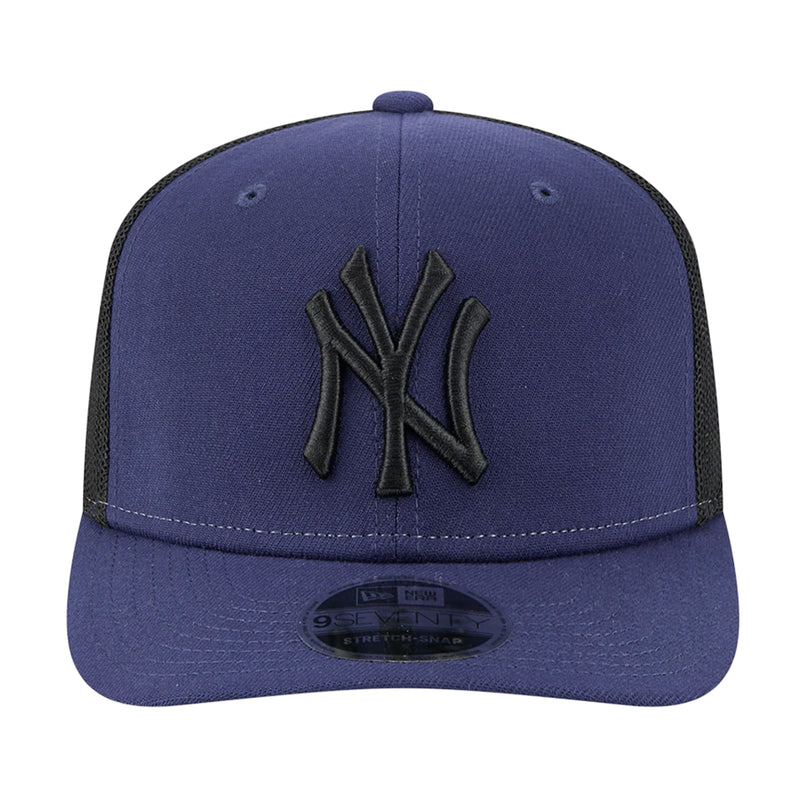 New York Yankees MESH 9Seventy TRUCKER Cap Adjustable MLB  Midnight Green by New Era