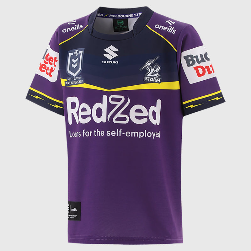 Melbourne Storm 2026 Kids Home Jersey NRL Rugby League by O'Neills