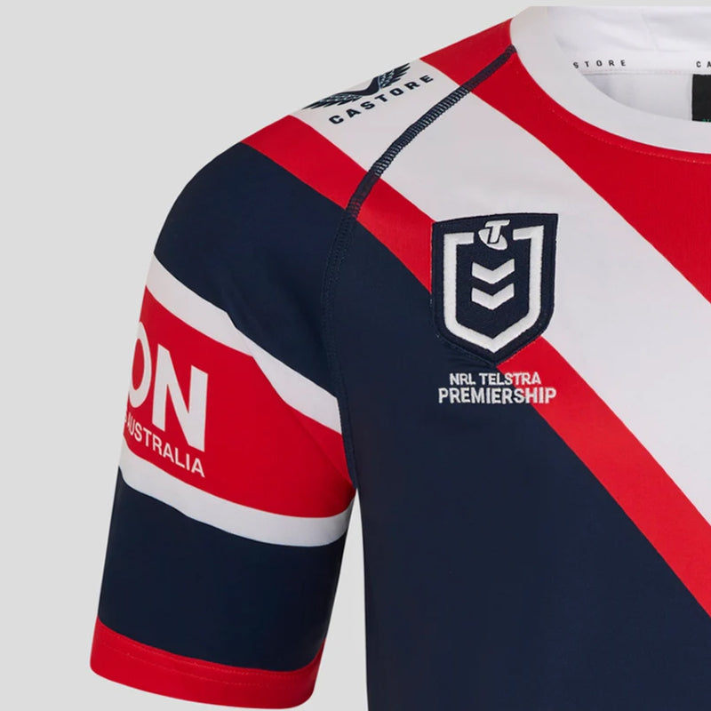 Sydney Roosters 2025 Men's Home Jersey NRL Rugby League by Castore - new