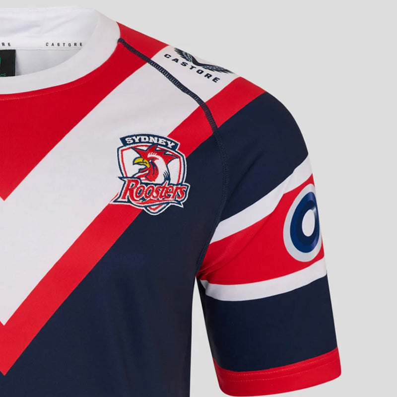 Sydney Roosters 2025 Men's Home Jersey NRL Rugby League by Castore - new