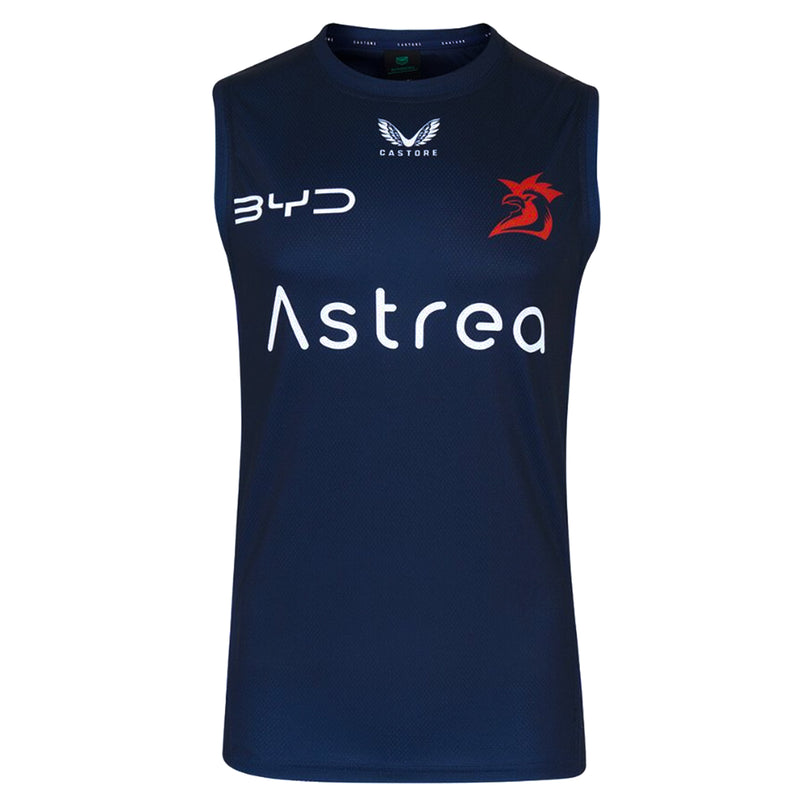 Sydney Roosters 2025 Men's Training Singlet NRL Rugby League by Castore - new
