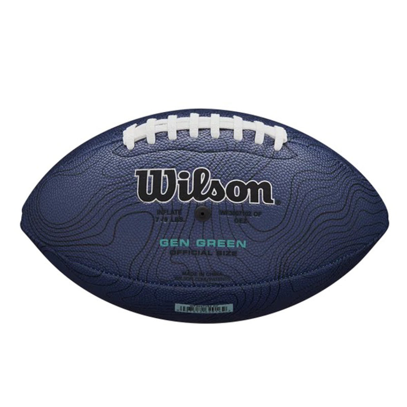 Wilson NFL Stride Pro Eco Football Gridiron Ball Navy - new