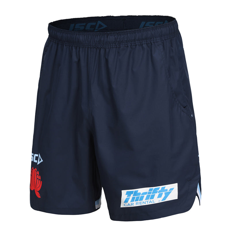 NSW Waratahs 2024 Training Shorts Rugby Union by ISC - new